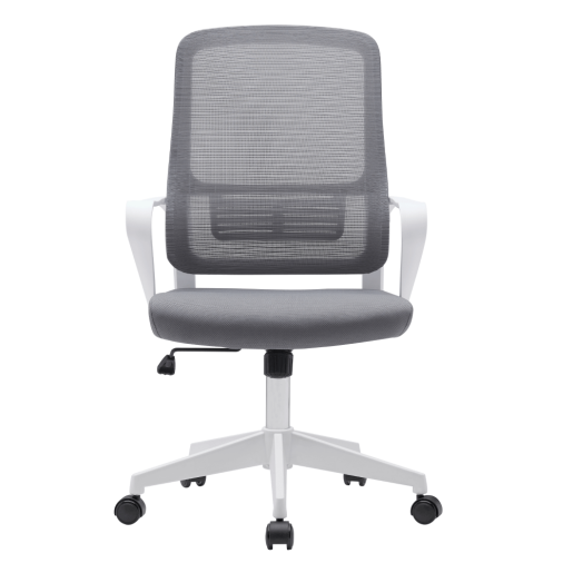 Scaun birou gri alb Salomo 63x56.5x99-109 cm