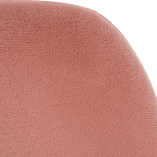 Scaun tapiterie catifea roz picioare fag Sabra 50x48x82 cm 