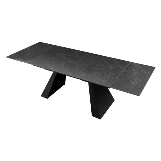 Masa dining extensibila grafit neagra Salal 160-240x90x78 cm
