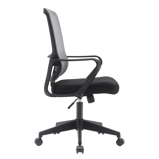 Scaun birou gri negru Salomo 63x56.5x99-109 cm