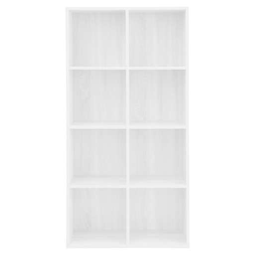 Raft pardoseala DTD infoliat alb Sande 59,5x28,5x119 cm