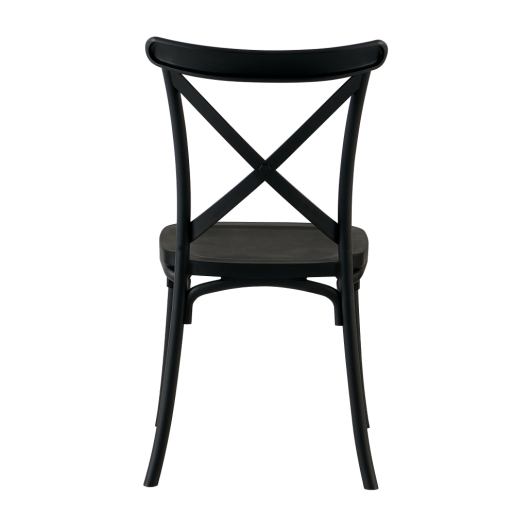 Scaun plastic negru Savita 50x47x90 cm