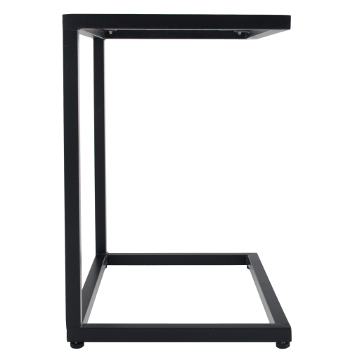 Masa de gradina otel negru sticla securizata Selko 45x30x46 cm