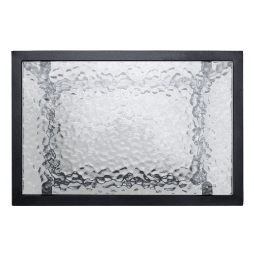 Masa de gradina otel negru sticla securizata Selko 45x30x46 cm