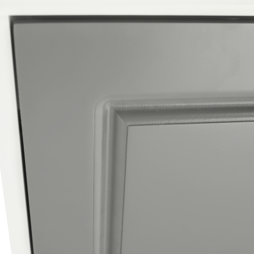 Pantofar mdf alb gri Seber 53.5x24x82 cm 