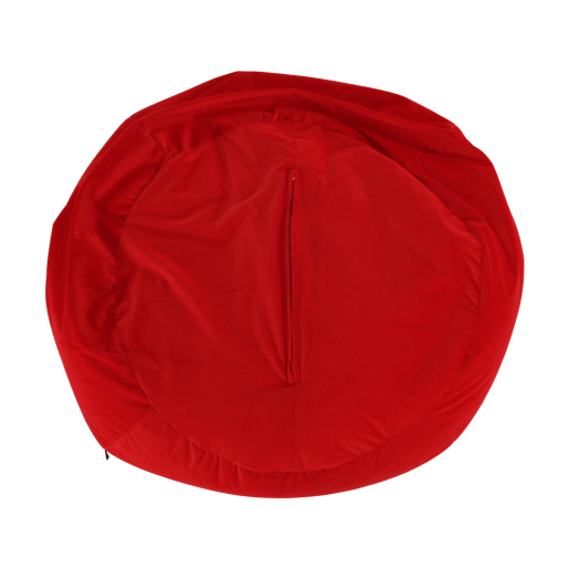 Fotoliu tip sac, textil rosu, Trikalo, 75x100 cm