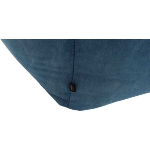 Fotoliu tip sac textil jeans Kozanit 70x70x70 cm