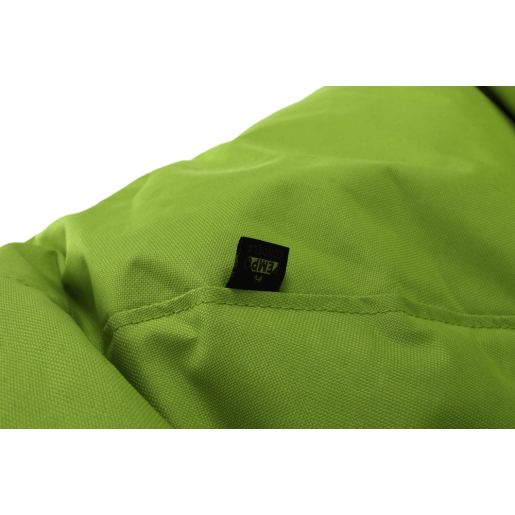 Fotoliu tip sac, textil verde, Katani, 80x80x110 cm