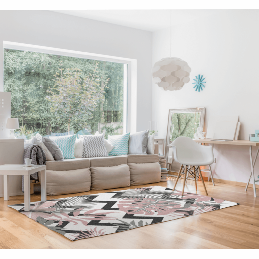 Covor poliester multicolor Sinan 100x150 cm