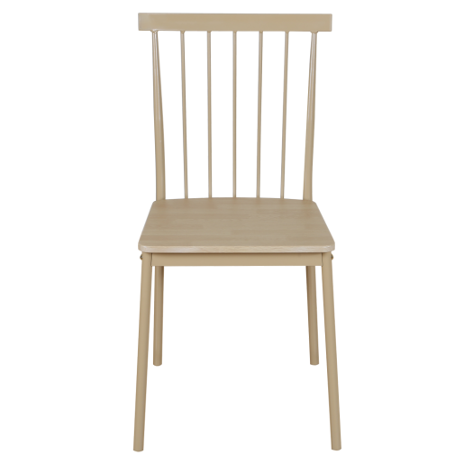 Set masa, 4 scaune mdf metal natur Sendo 110x70x75,5 cm, 42,5x46x85 cm