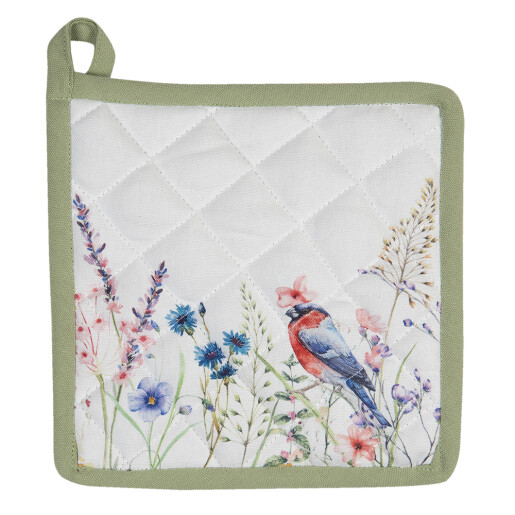 Servet termic bucatarie bumbac multicolor Summer 20x20 cm