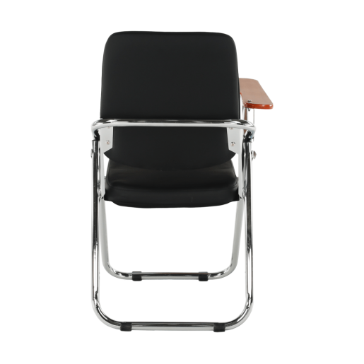 Scaun conferinta cu masuta negru natur Soner 51x85x84 cm 