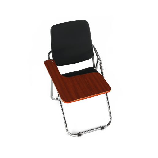Scaun conferinta cu masuta negru natur Soner 51x85x84 cm 