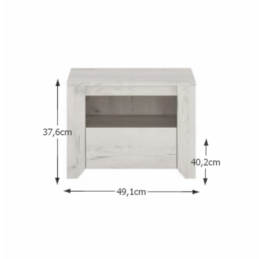 Set mobilier dormitor mdf alb craft Angel 220.1x60x207.5 cm
