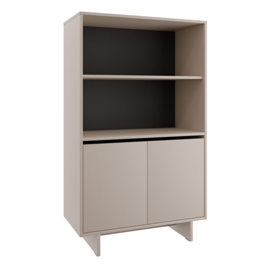 Comoda DTD culoare casmir Stando 80x40x134 cm