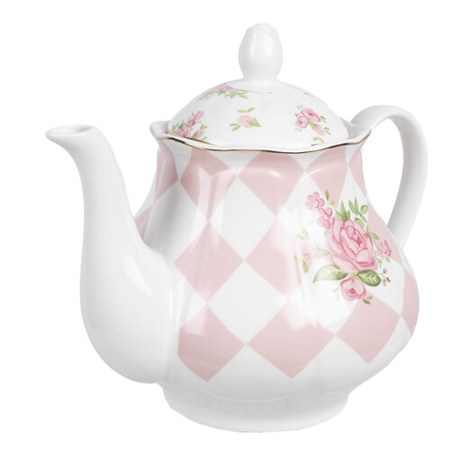 Ceainic portelan multicolor Romantic 20x14x17 cm / 1000 ml