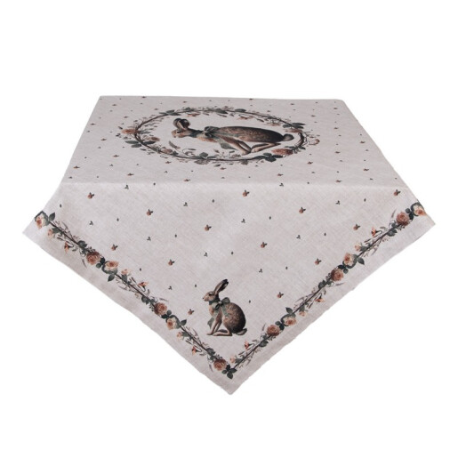 Fata masa Paste Iepuras bumbac multicolor 100x100 cm