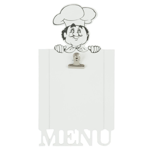 Tablita decorativa suspendabila pentru meniu Chef 18*3*33 cm