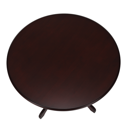 Masa rotunda MDF maro castaniu Tablos 106x106x75.8 cm 