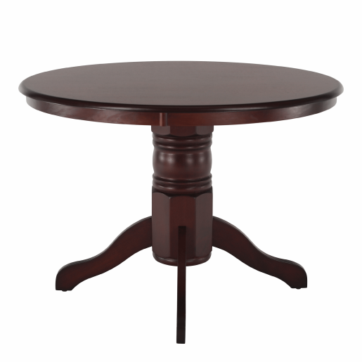 Masa rotunda MDF maro castaniu Tablos 106x106x75.8 cm 