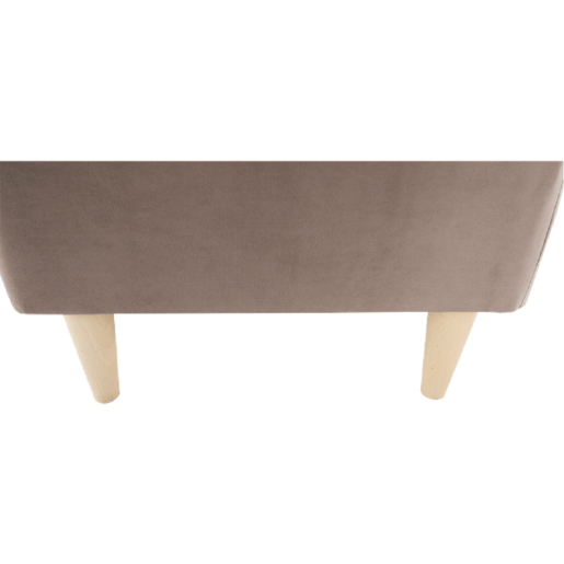 Taburet taupe natur Rufino 40x40x40 cm