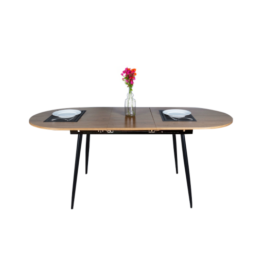 Masa dining extensibila stejar neagra Tameron 150-190x80x75 cm