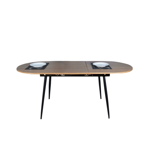 Masa dining extensibila stejar neagra Tameron 150-190x80x75 cm