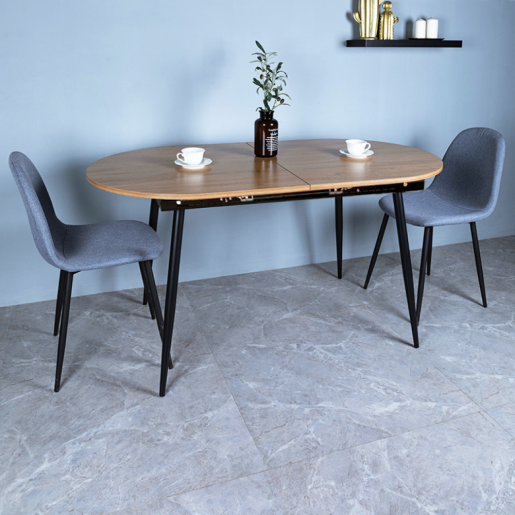 Masa dining extensibila stejar neagra Tameron 150-190x80x75 cm