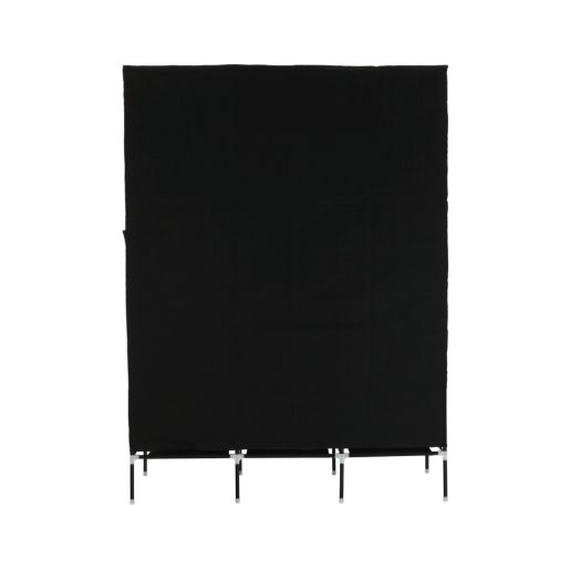 Organizator de garderoba textil metal negru Taron 133x45x175 cm