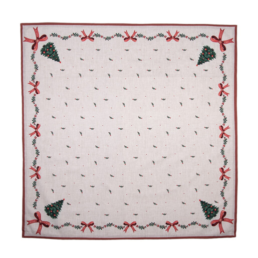 Fata masa Craciun bumbac multicolor 100x100 cm