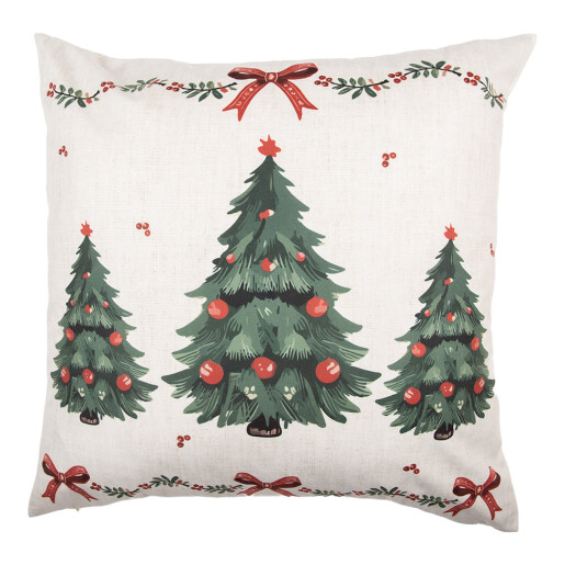 Perna decorativa Craciun textil multicolor BF 45x45x4 cm