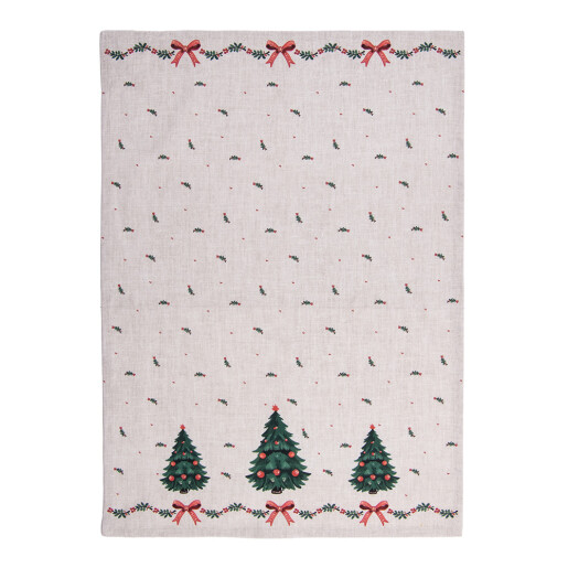 Prosop bucatarie Craciun bumbac multicolor 50x70 cm