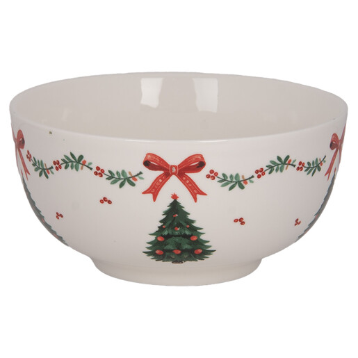 Bol Craciun Bradut portelan multicolor LF Ø 14x7 cm / 500 ml