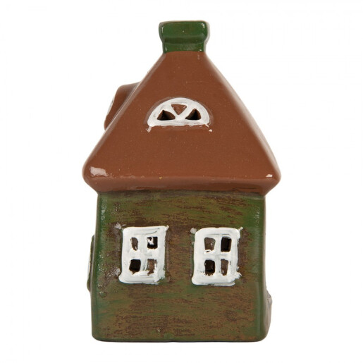 Candela Craciun Casuta ceramica multicolora 12x9x14 cm