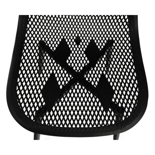 Scaun negru Tegra 37x53x86 cm