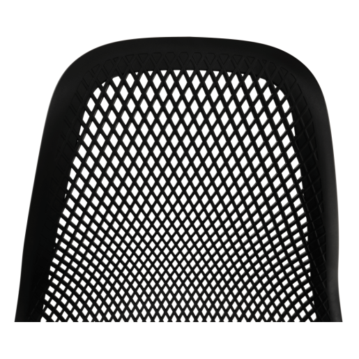 Scaun negru Tegra 37x53x86 cm