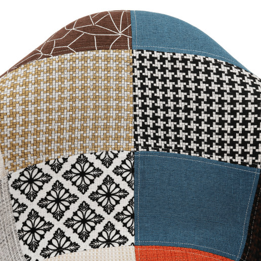 Fotoliu patchwork fag Tobo 63x60x83 cm
