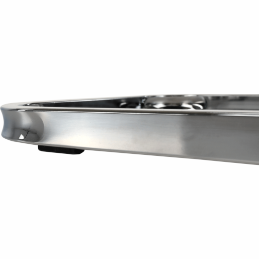 Scaun tapiterie piele ecologica gri maro Tosena 44x60.5x98 cm