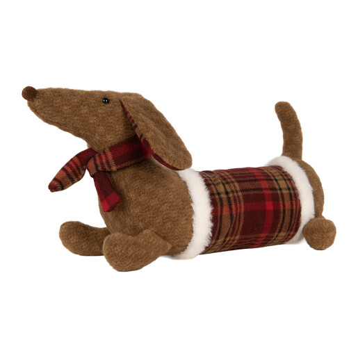 Figurina Catelus textil multicolor 42x20x21 cm