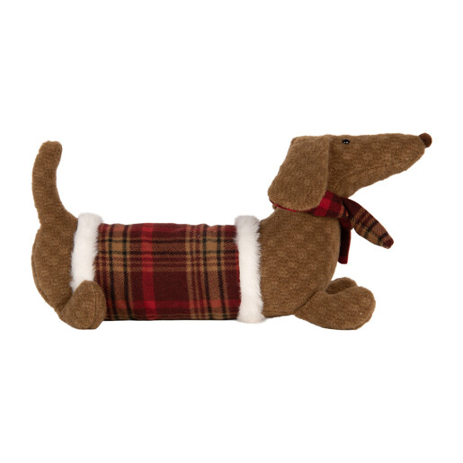 Figurina Catelus textil multicolor 42x20x21 cm