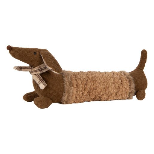 Figurina Catelus textil maro 58x20x21 cm