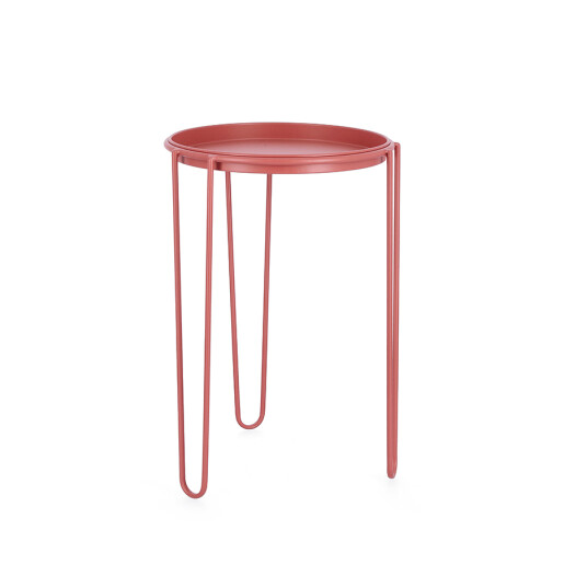 Suport ghiveci flori otel rosu Madelyn 33.5x50 cm