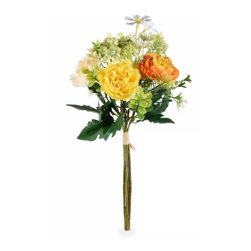 Set 2 buchete flori artificiale multicolore 36 cm