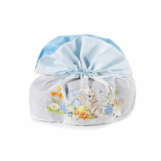 Set 3 saculeti Paste textil multicolor 30x23x30 cm