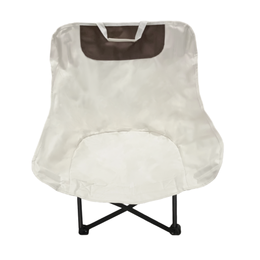 Scaun camping bej negru Urao 16x16x65 cm