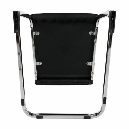 Scaun dining negru crom Vatena 42x56x99 cm 