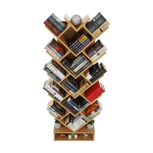 Biblioteca din pal natur pin Vevey 59x22x150 cm