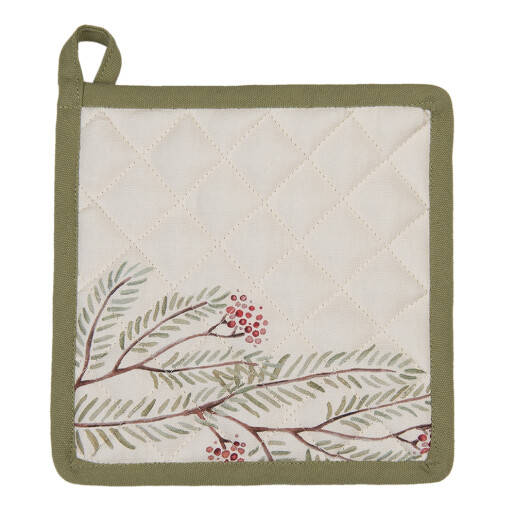Servet termic vase fierbinti bumbac multicolor Pasare JH 20x20 cm