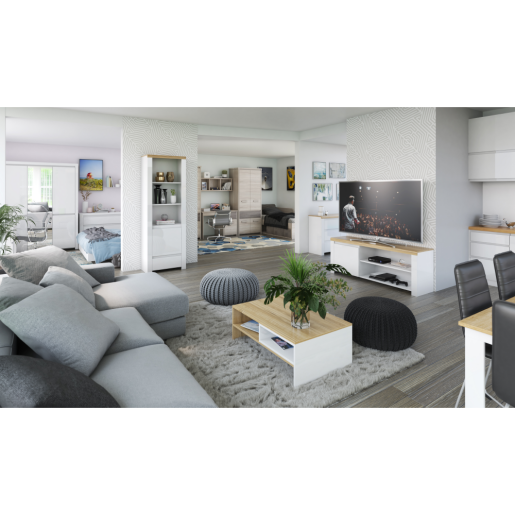 Raft suspendat pal melaminat castan nairobi Jesi 120x23,6x38,4 cm