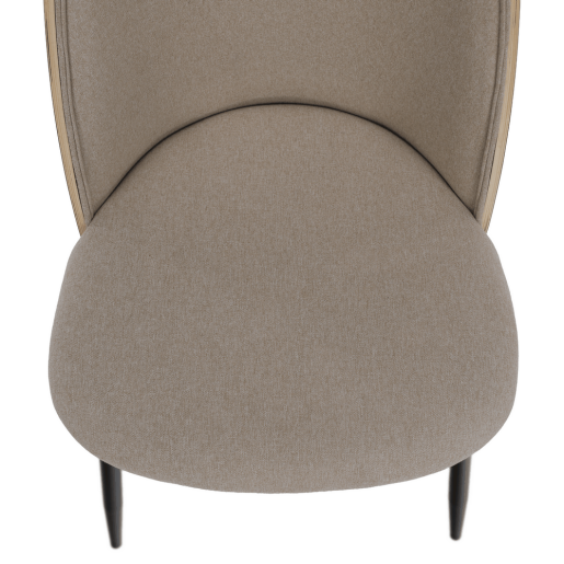 Scaun dining textil lemn metal multicolor Vudia 50x59x83 cm